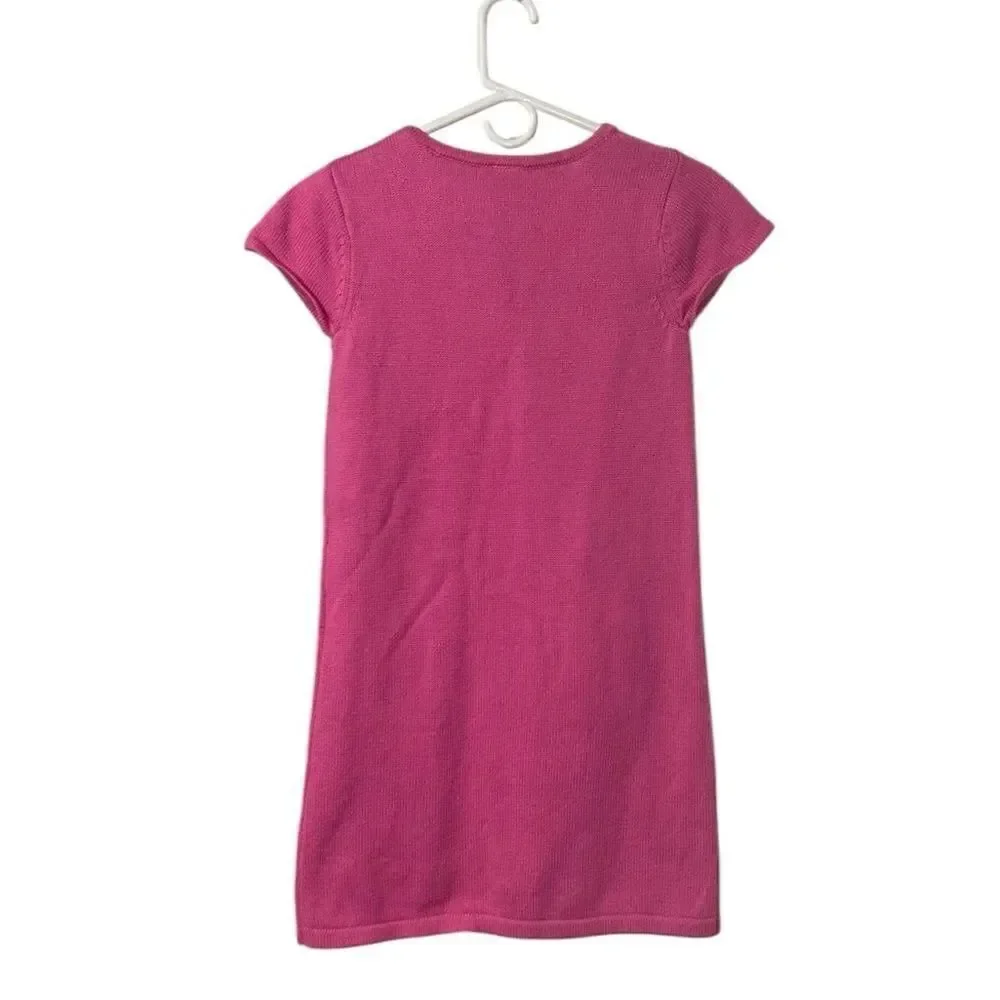 Gymboree Girls Pink Sweater Cotton Dress(Size 14)